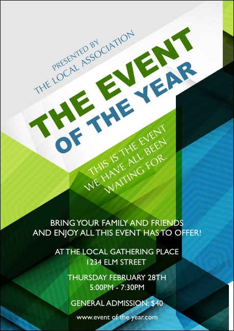 All Purpose Hex Club Flyer Product Front