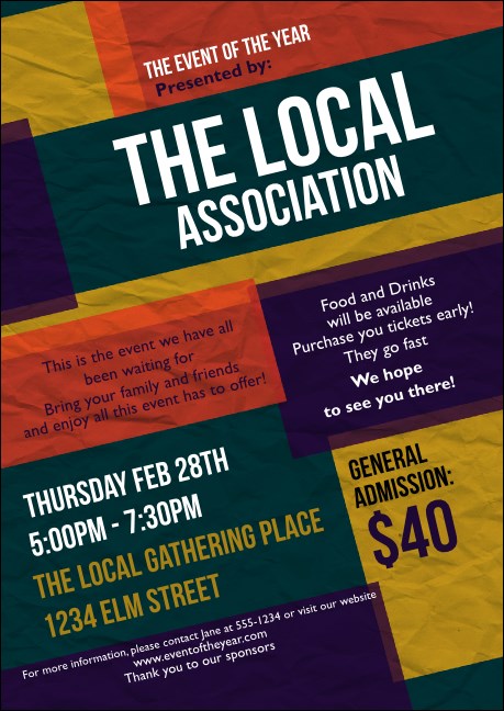 All Purpose Blocks Club Flyer Product Front