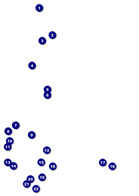 Diamonds Black Club Flyer Front Field Markers