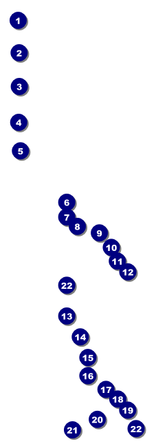 Headdress Event Ticket Front Field Markers