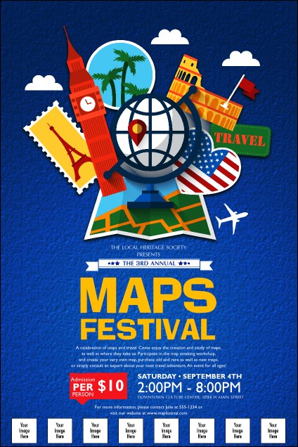 Travel Logo Poster Product Front