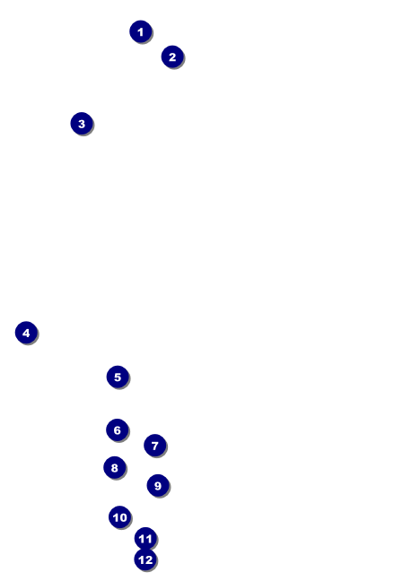 RV Expo Postcard Front Field Markers