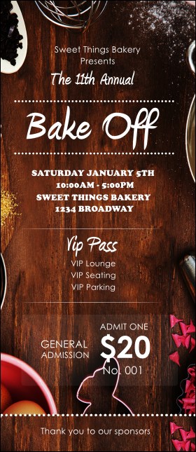 Baking VIP Pass Product Front