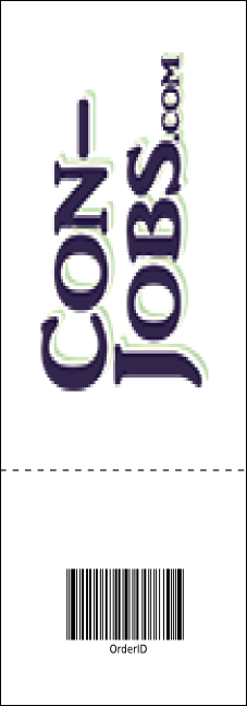 Comic Book Raffle Ticket Product Back