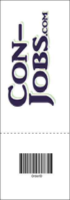 All Purpose Modern Raffle Ticket Product Back