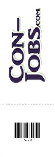 Ice Cream Event Ticket Product Back