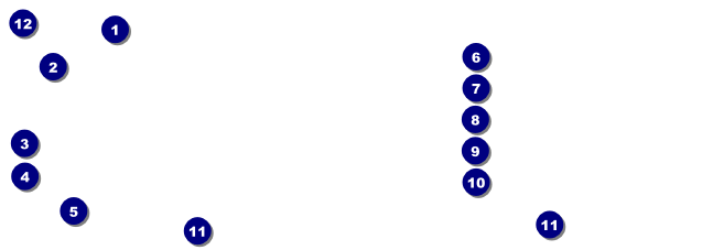 Outdoors Wedding Raffle Ticket Front Field Markers