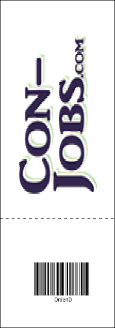 All Purpose Blue Raffle Ticket Product Back