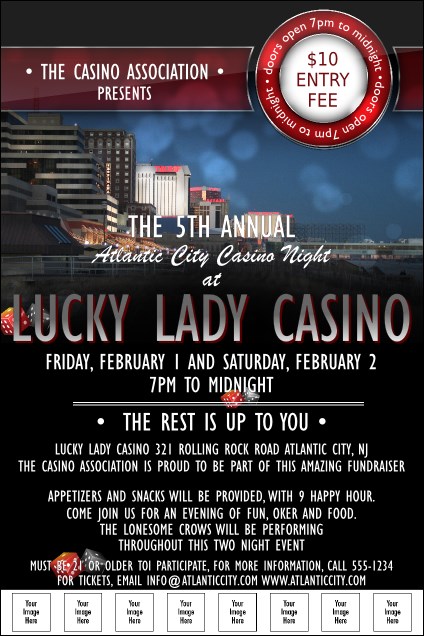 Atlantic City Logo Poster Product Front