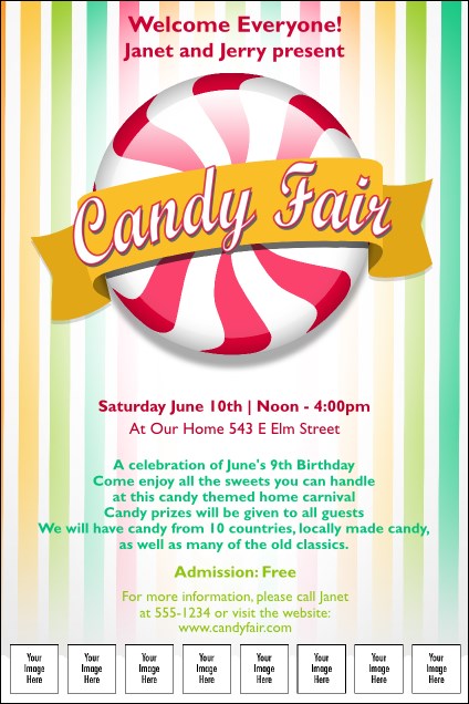 Candy Logo Poster Product Front