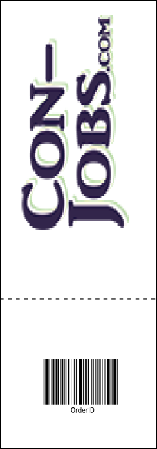 Casino Raffle Ticket Product Back