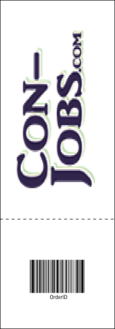 German Raffle Ticket Product Back