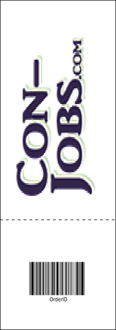 Outer Space Raffle Ticket Product Back