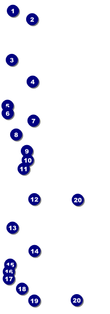 Poetry Event Ticket Front Field Markers