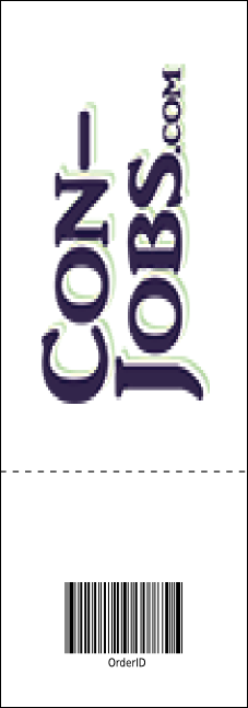 Spanish Festival Raffle Ticket Product Back