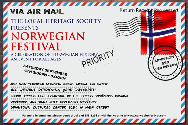 Postcard Poster Product Front