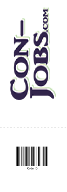 Postcard Raffle Ticket Product Back