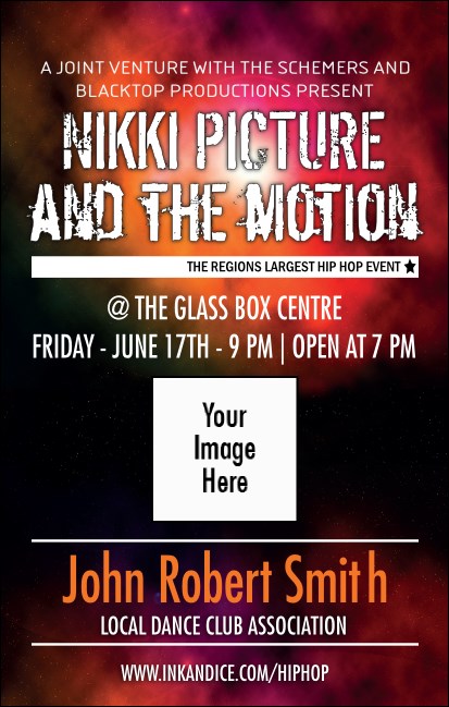 Galaxy Hip Hop VIP Event Badge Medium