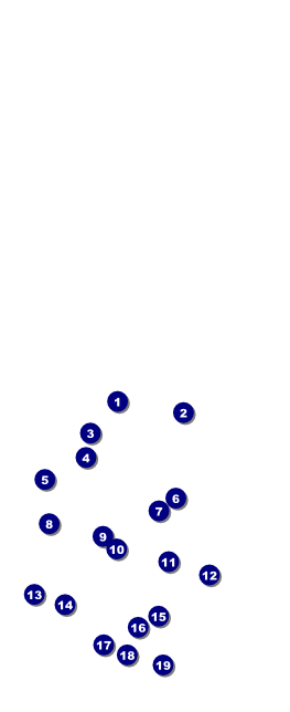 Yellow Ribbon Table Tent Front Field Markers