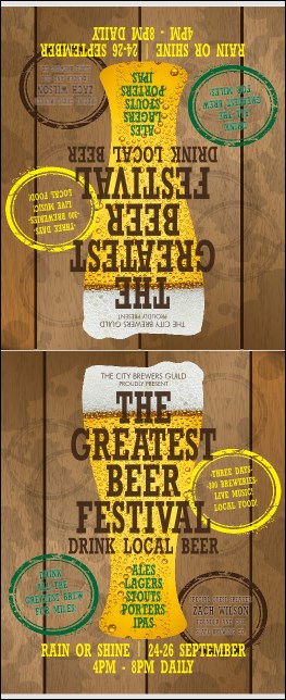 Beer Fest Table Tent