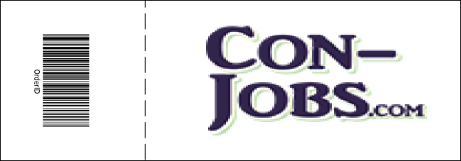 Red Stripes Reserved Event Ticket Product Back