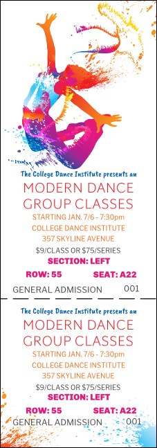 Modern Dance Reserved Event Ticket