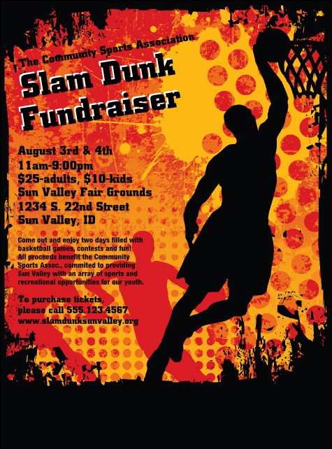 Basketball Flyer Product Front