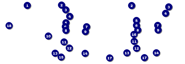 Class Reunion Mascot Orange Reserved Event Ticket Front Field Markers
