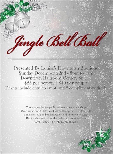 Jingle Bells Invitation Product Front