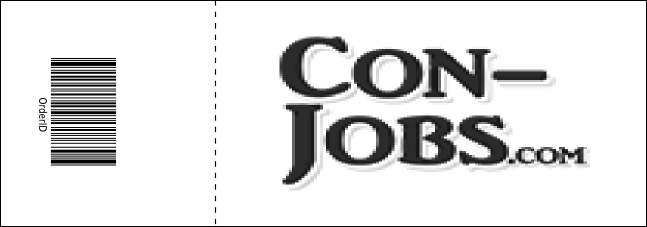 All Purpose Trees Black & White Event Ticket Product Back