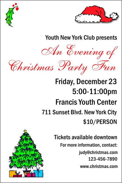 Playful Christmas Poster Product Front