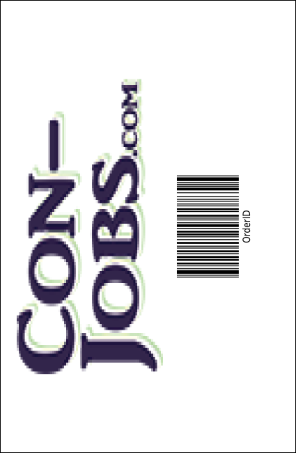 Silver Glitter Drink Ticket Product Back