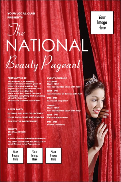 Beauty Pageant Logo Poster Product Front