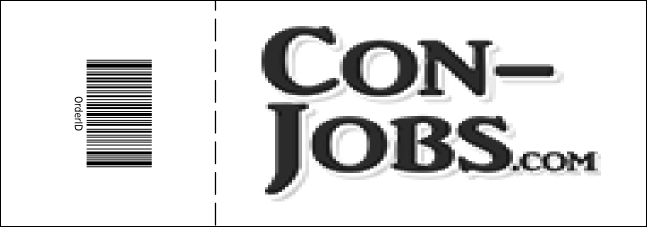 50/50 All Purpose Logo Raffle Ticket 0007 Product Back