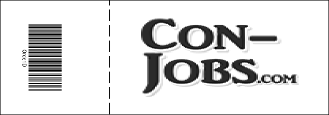 Black and White Logo Event Ticket 0007 Product Back