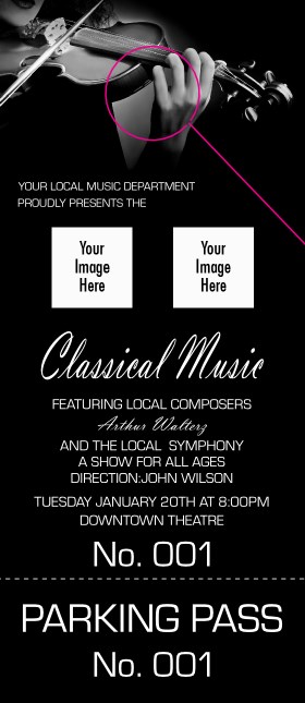 Classical Music Hang Tag