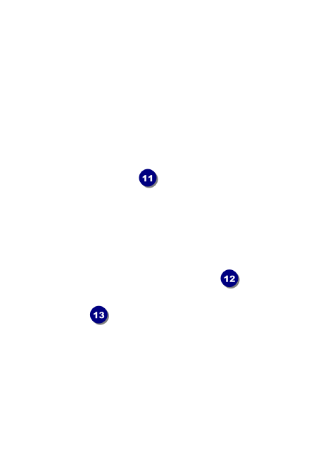 Snowflake Ornament Postcard Mailer Back Field Markers