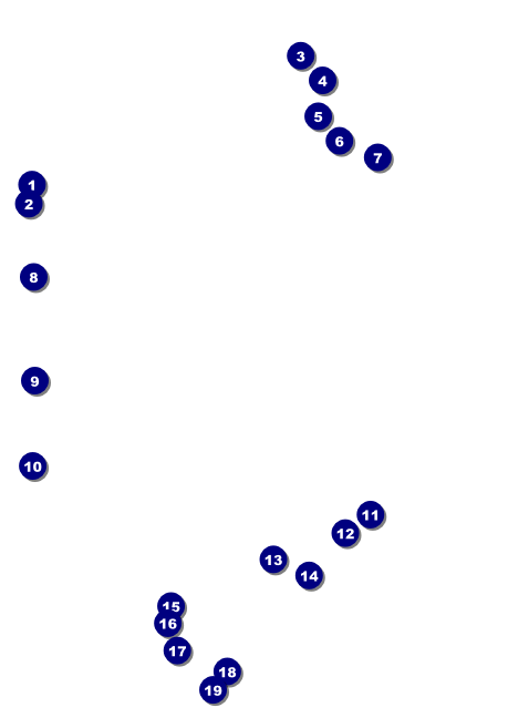 Puerto Rico Flag  Postcard Mailer Front Field Markers