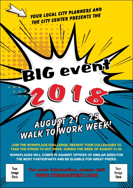 Retro Comic Book  Postcard Mailer