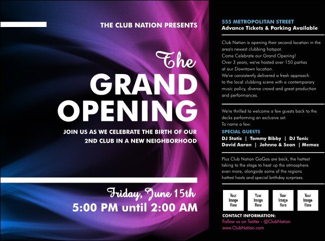 Fractal Wave Flyer Product Front