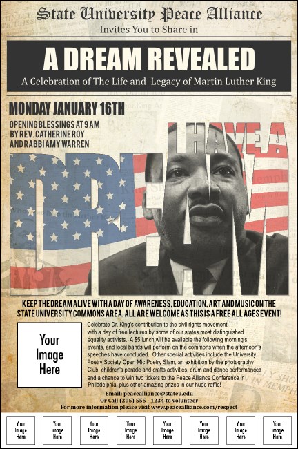 Martin Luther King Jr. Image Poster