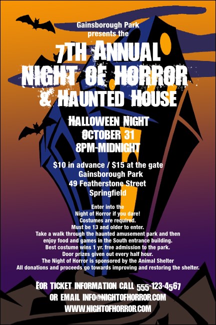 Haunted House Poster Product Front