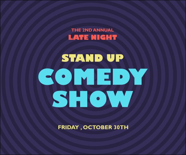 Comedy Spirals Facebook Post