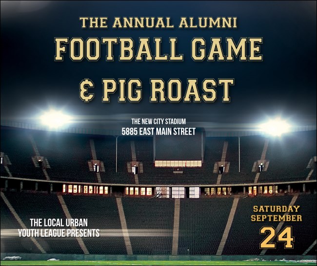 Football Lights Facebook Post