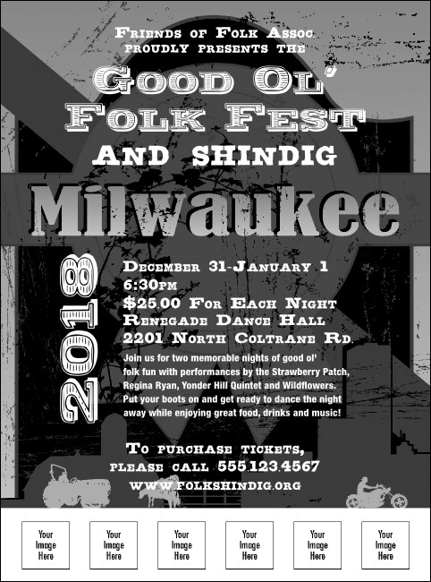 Milwaukee Flyer (Black and White) Product Front