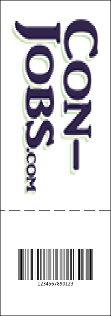 All Purpose Circle QR Event Ticket Product Back