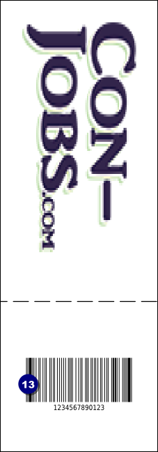 Big Logo Magenta QR Event Ticket Product Back