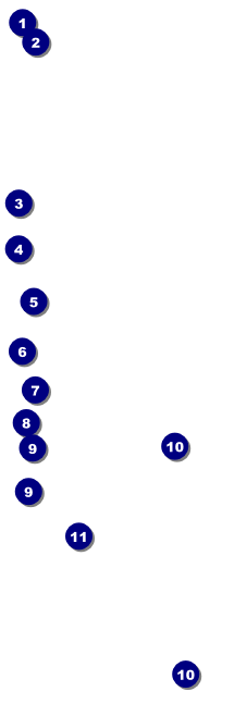 Bow Tie QR Event Ticket Front Field Markers