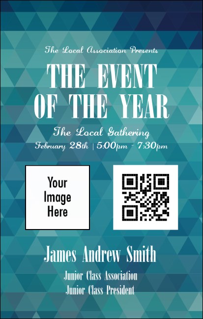 All Purpose Blue VIP Event Badge Medium