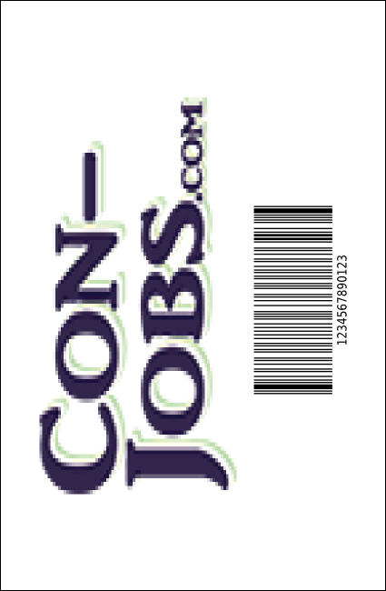 All Purpose Hex VIP Event Badge Small Product Back